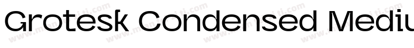 Grotesk Condensed Medium字体转换